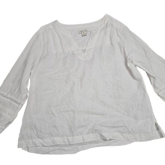 Rachel Zoe linen blouse - Picture 1 of 7
